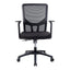 Silla de Oficina Ejecutiva - VERSA ALTUS CAVALLI - Estructura Aluminio - Asiento Tapizado en Tela con Costura y Respaldo