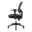 Silla de Oficina Ejecutiva - VERSA ALTUS CAVALLI - Estructura Aluminio - Asiento Tapizado en Tela con Costura y Respaldo