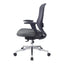 Silla de Oficina Ejecutiva - VERSA ALTUS OMNIA - Estructura Aluminio - Asiento Tapizado en Tela y Respaldo en Malla
