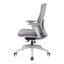 Silla de Oficina Ejecutiva - VERSA ALTUS ANIA - Estructura Aluminio - Asiento Tapizado en Tela y Respaldo en Malla