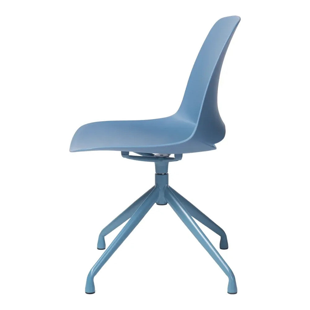 Silla de Oficina Operativa 4 Puntas - VERSA ALTUS PITCH - Estructura Aluminio - Asiento y Respaldo en Polipropileno