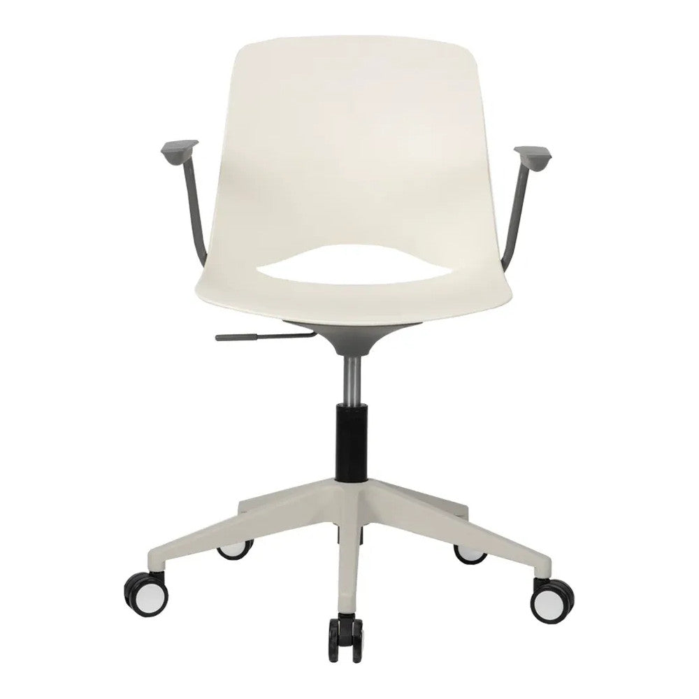 Silla de Oficina Operativa con Nylon - VERSA ALTUS PITCH - Estructura Aluminio - Asiento y Respaldo en Polipropileno