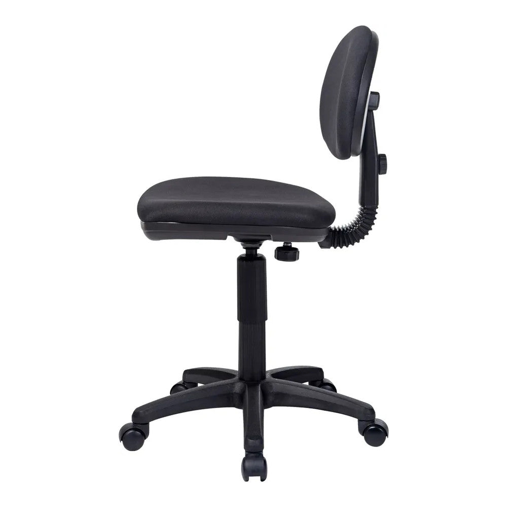 Silla de Oficina Secretarial Uso Rudo - VERSA ALTUS EASY - Estructura Aluminio - Asiento y Respaldo con Soporte Lumbar Tapizado