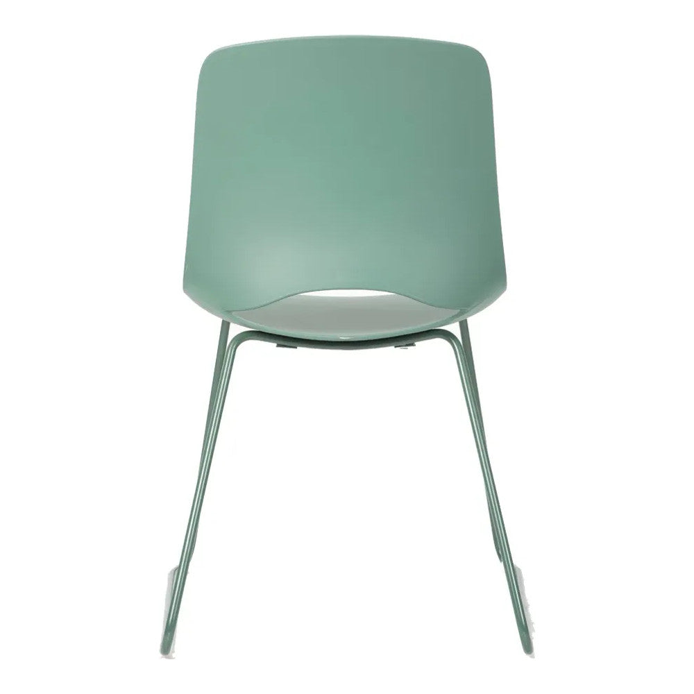 Silla de Oficina Operativa Trineo - VERSA ALTUS PITCH - Estructura Aluminio - Asiento y Respaldo en Polipropileno
