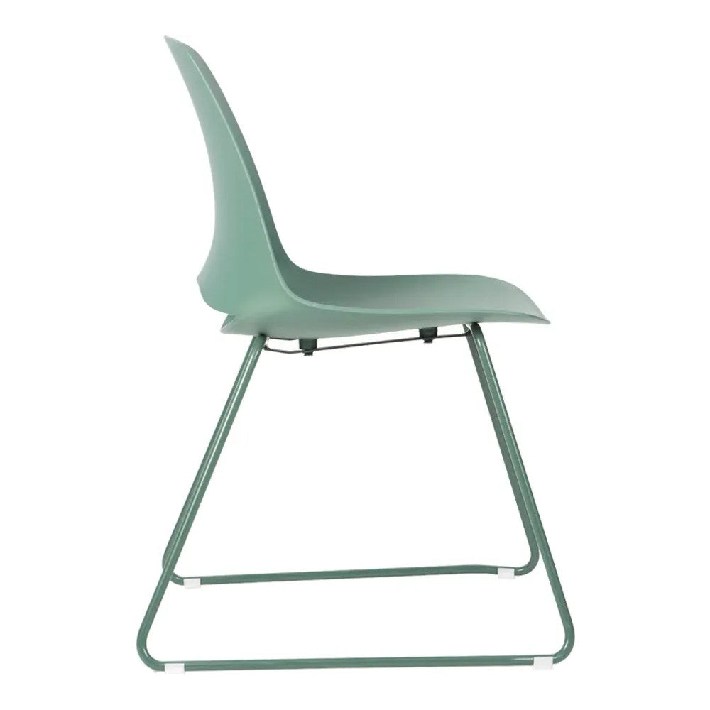 Silla de Oficina Operativa Trineo - VERSA ALTUS PITCH - Estructura Aluminio - Asiento y Respaldo en Polipropileno