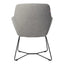 Silla de Oficina de Visita - VERSA ALTUS KENT - Estructura Aluminio - Base Trineo Acero Pintado Negro