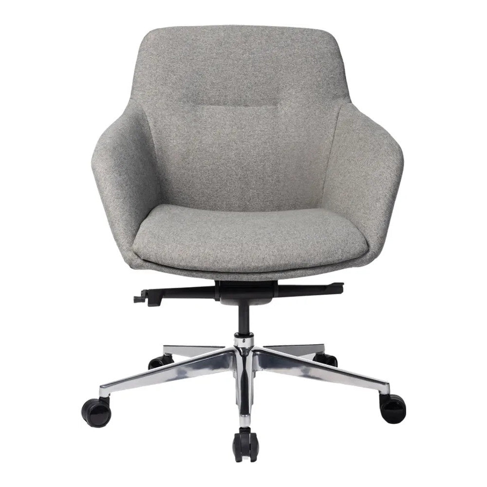 Silla de Oficina Ejecutiva Ejecutivo - VERSA ALTUS KENT - Estructura Aluminio - Asiento/respaldo con Espuma Pu Tapizado