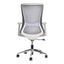 Silla de Oficina Ejecutiva Ejecutivo - VERSA ALTUS LUMINA - Estructura Aluminio - Asiento Tapizado y Respaldo con Soporte Lumbar Ajustable