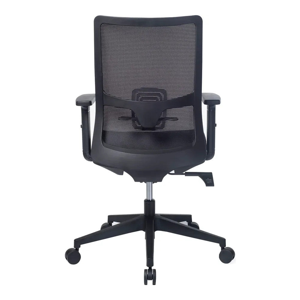 Silla de Oficina Ejecutiva Ejecutivo - VERSA ALTUS MAGNI - Estructura Aluminio - Asiento Tapizado y Respaldo con Soporte Lumbar Marco