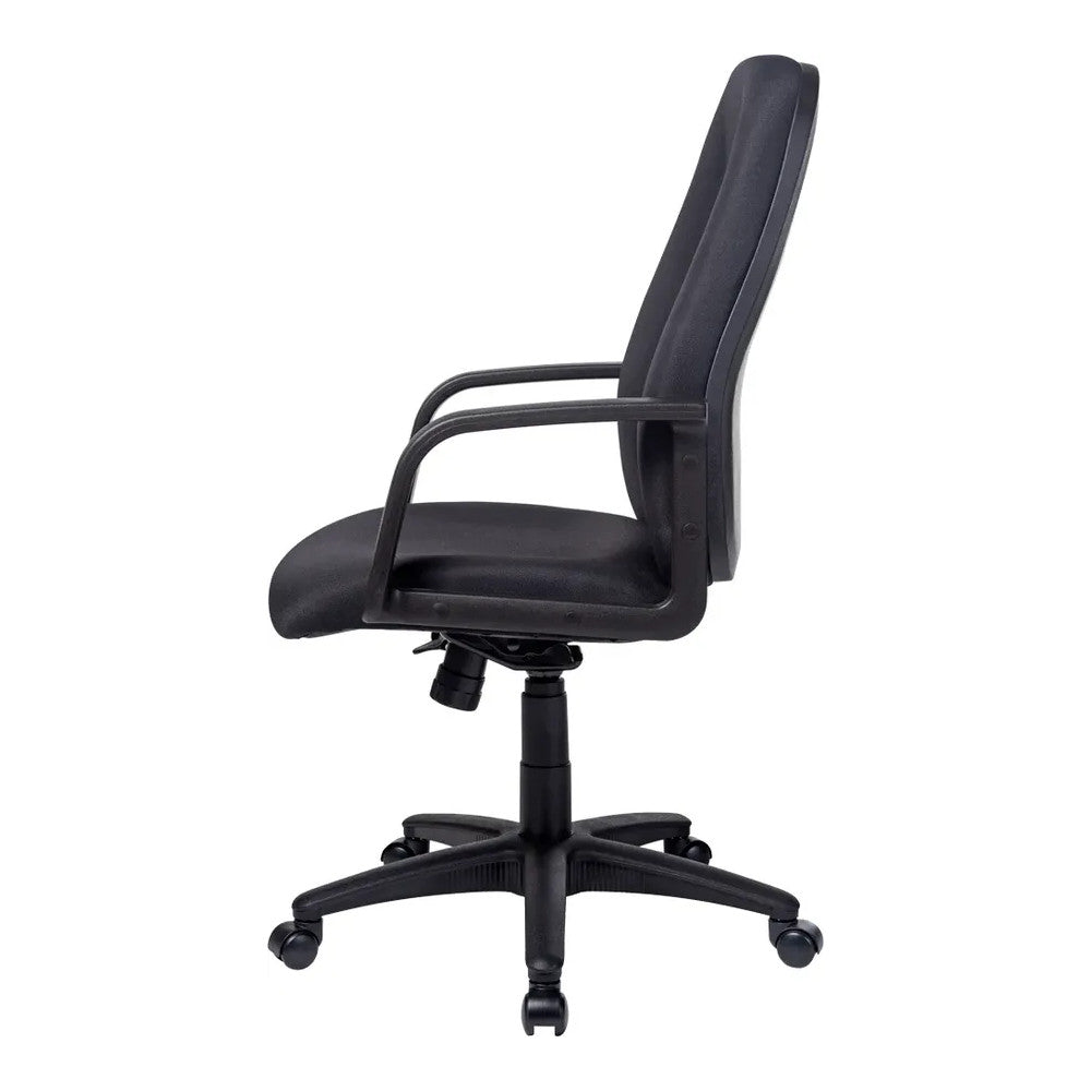 Silla de Oficina Ejecutiva Ejecutivo - VERSA ALTUS KOMFORT - Estructura Aluminio - Asiento y Respaldo Tapizados en Tela Forma Ergonomica
