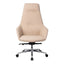 Silla de Oficina Ejecutiva Ejecutivo Respaldo Alto - VERSA ALTUS KENT - Estructura Aluminio - Asiento/respaldo con Espuma Pu Tapizado