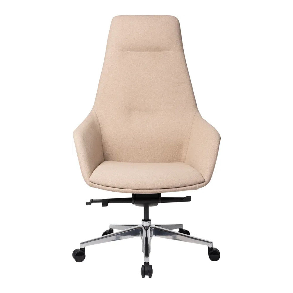 Silla de Oficina Ejecutiva Ejecutivo Respaldo Alto - VERSA ALTUS KENT - Estructura Aluminio - Asiento/respaldo con Espuma Pu Tapizado