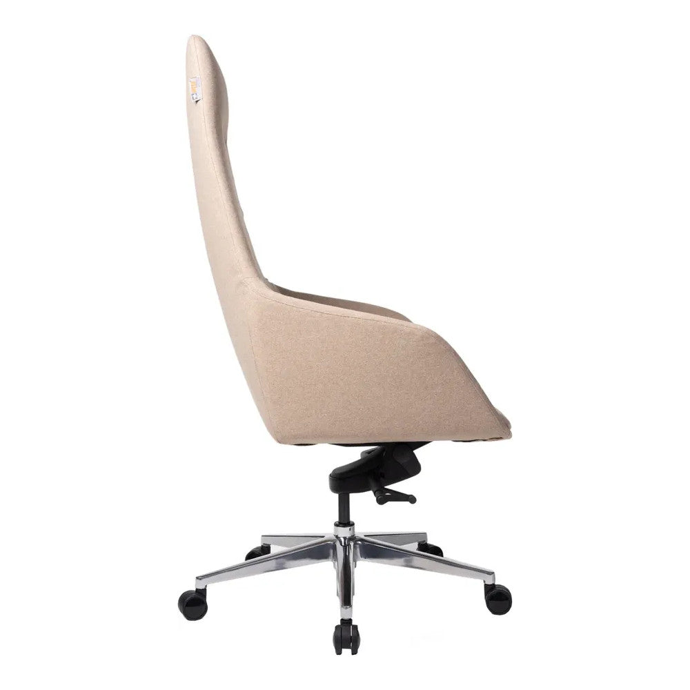 Silla de Oficina Ejecutiva Ejecutivo Respaldo Alto - VERSA ALTUS KENT - Estructura Aluminio - Asiento/respaldo con Espuma Pu Tapizado
