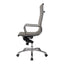 Silla de Oficina Ejecutiva Ejecutivo Respaldo Alto - VERSA ALTUS - Estructura Aluminio - Asiento y Respaldo Tapizado en Pu Gris