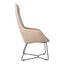 Silla de Oficina Ejecutiva Ejecutivo Respaldo Alto - VERSA ALTUS KENT - Estructura Aluminio - Base Trineo Acero Pintado Negro