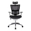 Silla de Oficina Ejecutiva Ejecutivo Respaldo Alto con Cabecera Ajustable - VERSA ALTUS STELLA PLUS - Estructura Aluminio - Asiento y Respaldo en Malla con Soporte Lumbar