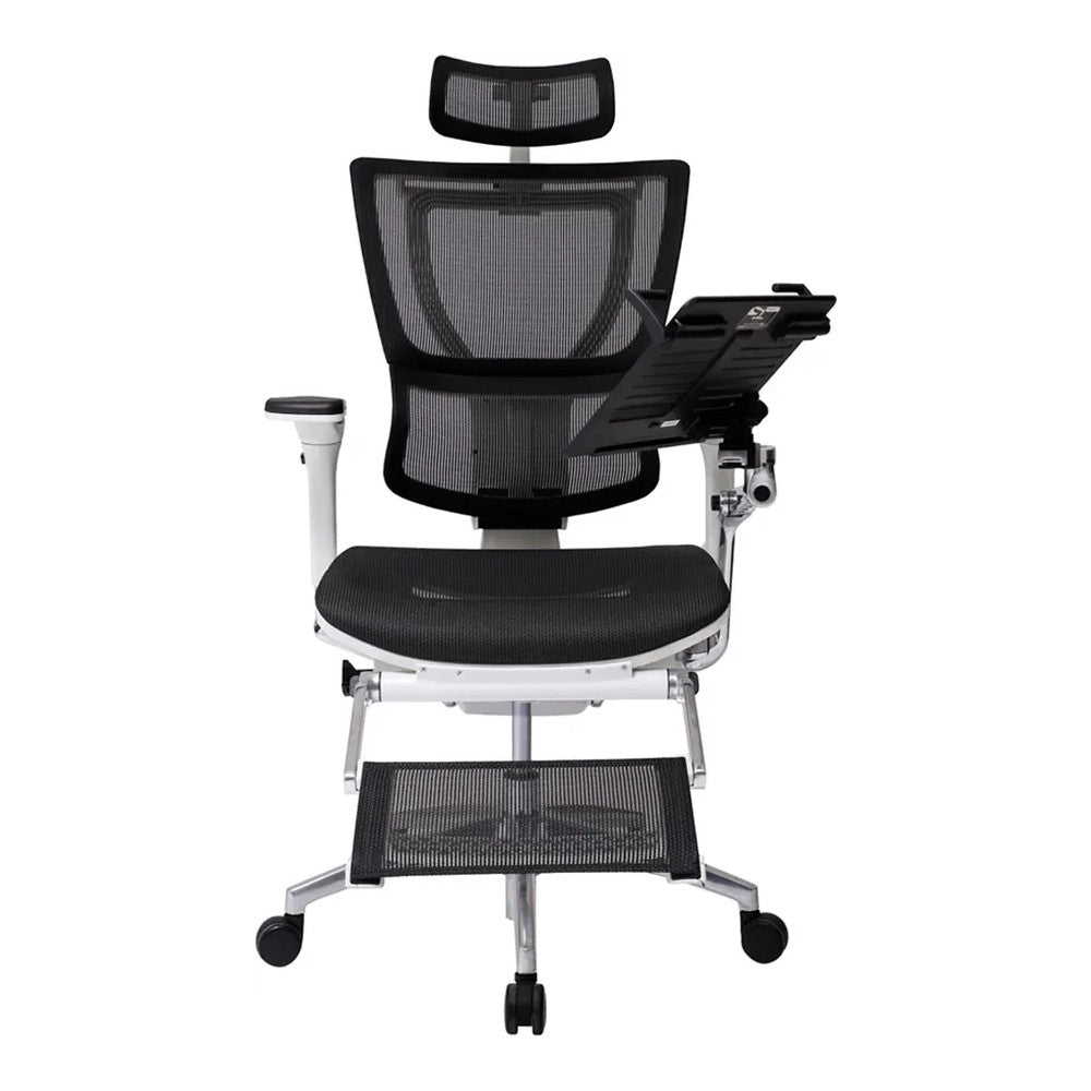 Silla de Oficina Ejecutiva Ejecutivo Respaldo Alto con Cabecera Ajustable - VERSA ALTUS STELLA PRO - Estructura Aluminio - Asiento y Respaldo en Malla con Soporte Lumbar