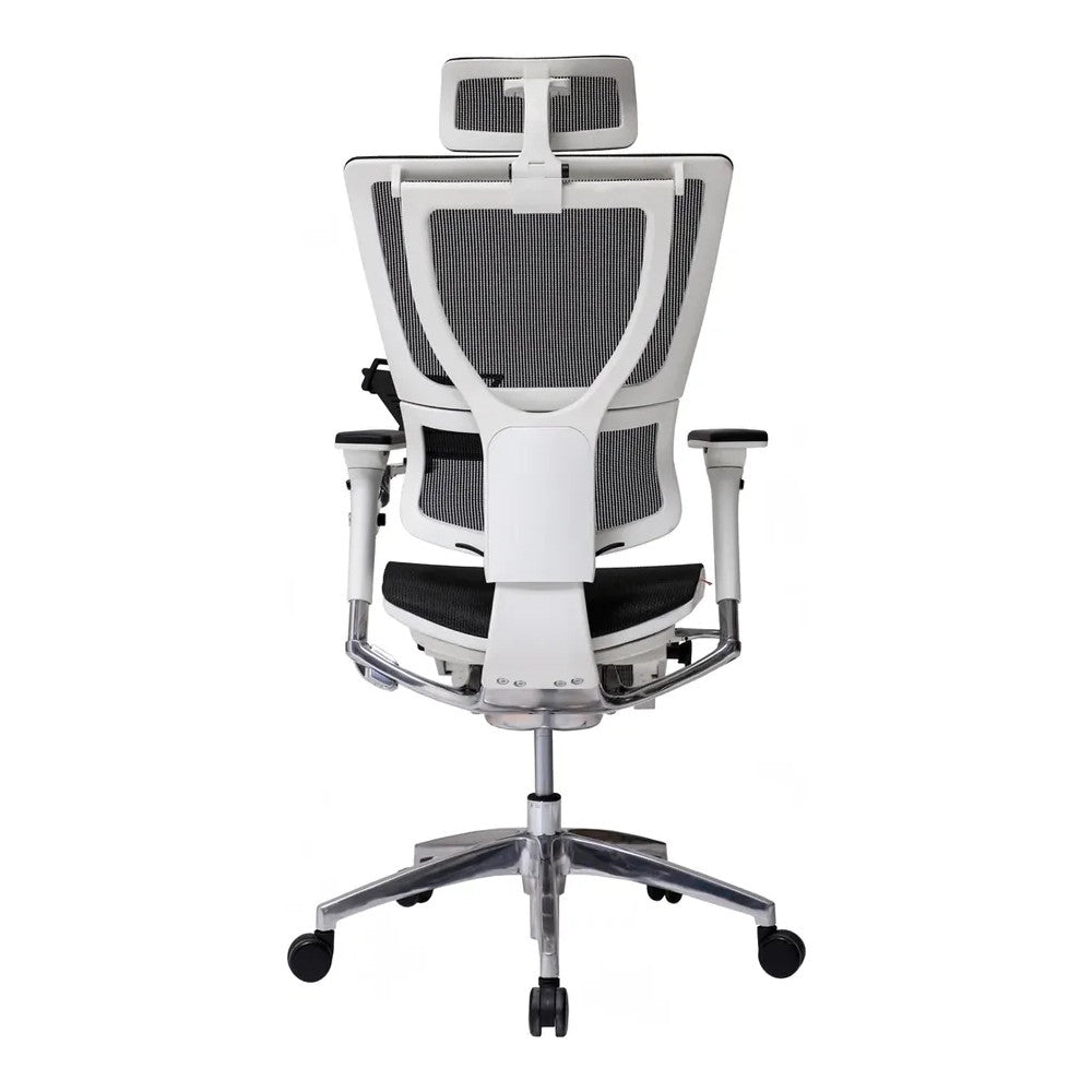 Silla de Oficina Ejecutiva Ejecutivo Respaldo Alto con Cabecera Ajustable - VERSA ALTUS STELLA PRO - Estructura Aluminio - Asiento y Respaldo en Malla con Soporte Lumbar