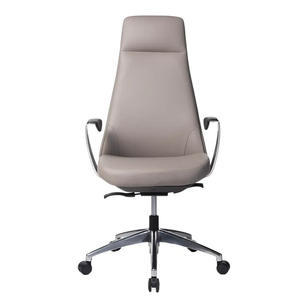 Silla de Oficina Ejecutiva Ejecutivo Respaldo Alto Tapizado en Pu - VERSA ALTUS EDGE - Estructura Aluminio - Asiento Tapizado Pu