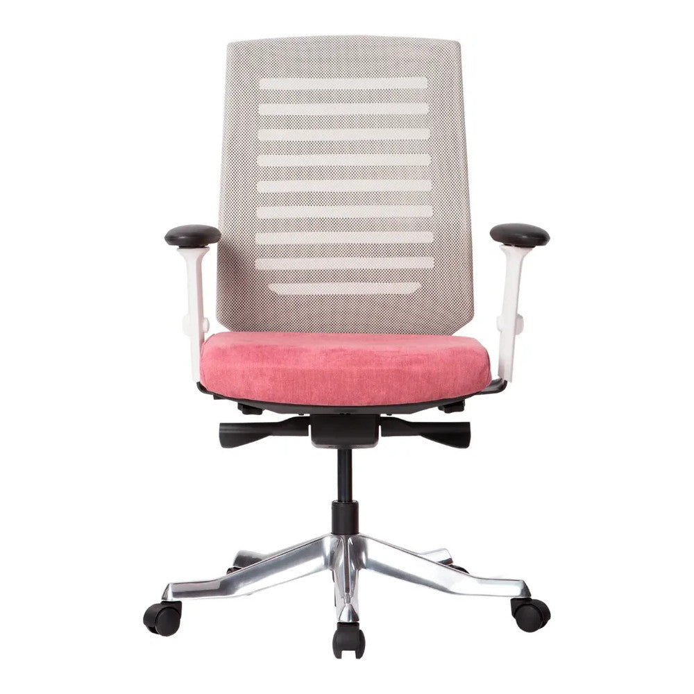 Silla de Oficina Ejecutiva Ejecutivo Respaldo Medio - VERSA ALTUS CELLA EJECUTIVO - Estructura Aluminio - Asiento en Pu Inyectado Retardante de Flama 60kg/m3