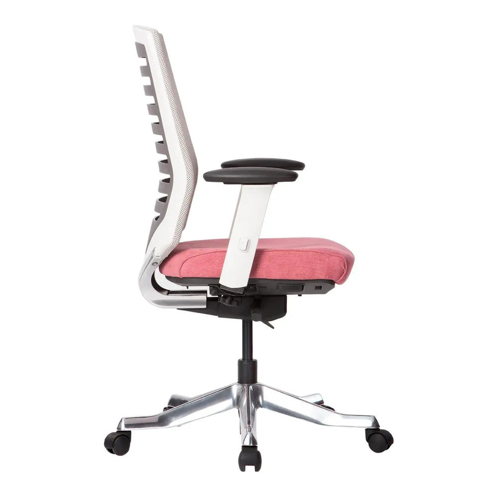 Silla de Oficina Ejecutiva Ejecutivo Respaldo Medio - VERSA ALTUS CELLA EJECUTIVO - Estructura Aluminio - Asiento en Pu Inyectado Retardante de Flama 60kg/m3