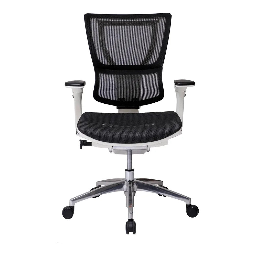 Silla de Oficina Ejecutiva Ejecutivo Respaldo Medio - VERSA ALTUS - Estructura Aluminio - Asiento y Respaldo en Malla con Soporte Lumbar