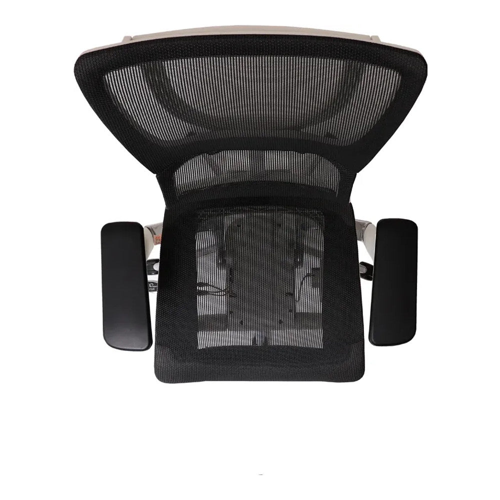 Silla de Oficina Ejecutiva Ejecutivo Respaldo Medio - VERSA ALTUS - Estructura Aluminio - Asiento y Respaldo en Malla con Soporte Lumbar