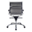 Silla de Oficina Ejecutiva Ejecutivo Respaldo Medio - VERSA ALTUS - Estructura Aluminio - Asiento y Respaldo Tapizado en Pu Gris