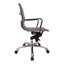 Silla de Oficina Ejecutiva Ejecutivo Respaldo Medio - VERSA ALTUS - Estructura Aluminio - Asiento y Respaldo Tapizado en Pu Negro