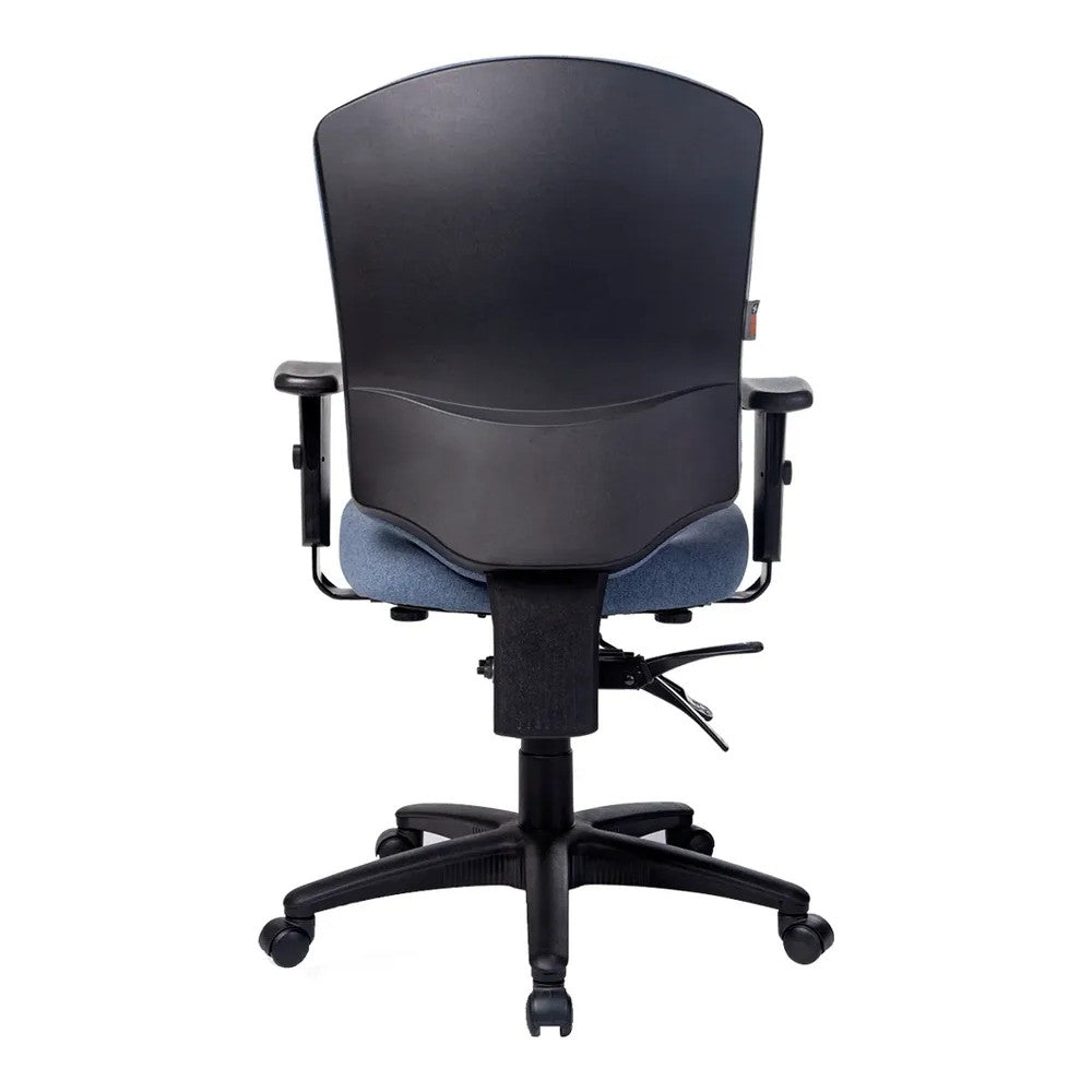 Silla de Oficina Directiva Gerencial Uso Rudo - VERSA ALTUS METRO - Estructura Aluminio - Asiento y Respaldo con Soporte Lumbar Tapizado