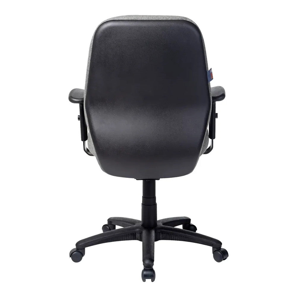 Silla de Oficina Directiva Gerencial Uso Rudo Ergonomico - VERSA ALTUS BARCELONA - Estructura Aluminio - Asiento Tapizado en Tela con Concha Inferior Polipropileno