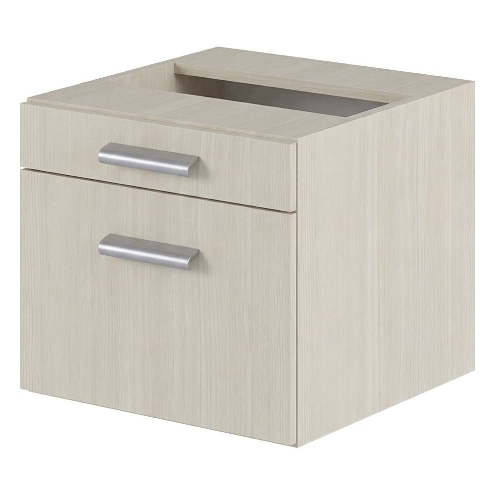 Archivero Cajonera para Estación de Trabajo - GEBESA PRIME - Frente 48 cm - Derecha - GBR810R - GEBESA - NOGAL BEAT - Archivero
