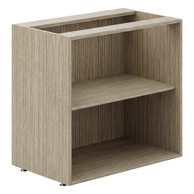 Archivero Horizontal para Despacho - GEBESA BENTO - Con Entrepaño - Frente 75 cm - GCB380 - GEBESA - NOGAL BEAT - Archivero