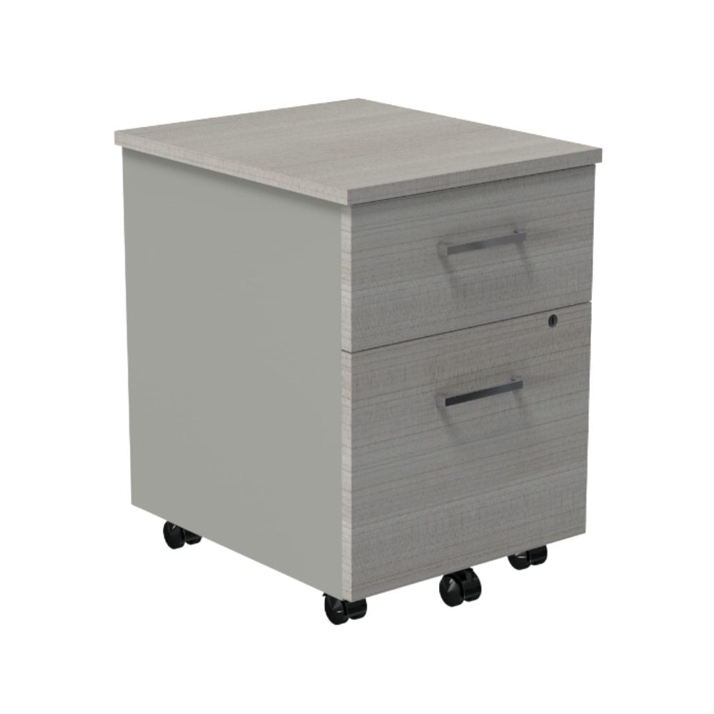 Archivero Móvil para Oficina - OFIK 223 - Varios Colores - 2 Gavetas - 223 - OFIK - NOGAL BEAT - Archivero