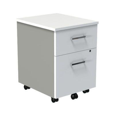Archivero Móvil para Oficina - OFIK 223 - Varios Colores - 2 Gavetas - 223 - OFIK - NOGAL BEAT - Archivero
