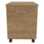 ARCHIVERO OFIK 227 | Archivero Móvil 106 | Rodajas Nylon | Melamina | Cajones Lámina | Jaladeras Metálicas | Cerradura 2 Llaves | Correderas Europeas | Interior - 227 - OFIK - NOGAL BEAT - Mobiliario