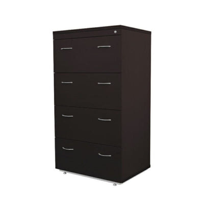 ARCHIVERO OFIK ELITE 212 | Archivero 4 Gavetas Horizontal | Melamina | 2 Caras Gabinete | 2 Caras Puerta Respaldo | Madera | Interior - 212 - OFIK - NOGAL BEAT - archivero