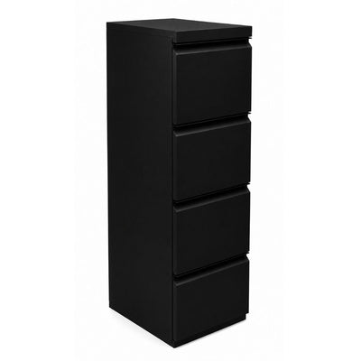 Archivero para Oficina Metálico Vertical - VERSA COMPLEMENTOS - Varios Colores - Fondo 50 cm - 4 Gavetas de Archivo - CS-1256 - VERSA - NOGAL BEAT - Archivero