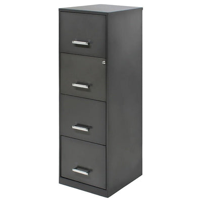 Archivero para Oficina Organizador - KINGSTRONG 16255 ARCH0301075 - 4 Gavetas - Grafito - Metálico - ARCH0301075 - Mundo In - NOGAL BEAT - Archivero