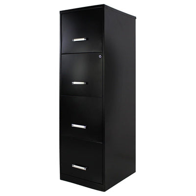 Archivero para Oficina Organizador - KINGSTRONG 16883 CARTA ARCH0300031 - 4 Gavetas - Negro - Metálico - ARCH0300031 - Mundo In - NOGAL BEAT - Archivero