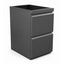 Archivero para Oficina Pedestal Metálico - VERSA COMPLEMENTOS - Varios Colores - Fondo 50 cm - 2 Gavetas de Archivo - CS-1136 - VERSA - NOGAL BEAT - Archivero