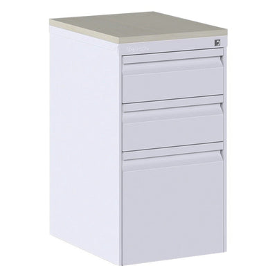 Archivero Pedestal Móvil para Escritorio - GEBESA URBAN - Frente 39 cm - 3 Gavetas - GBU310 - GEBESA - NOGAL BEAT - Archivero