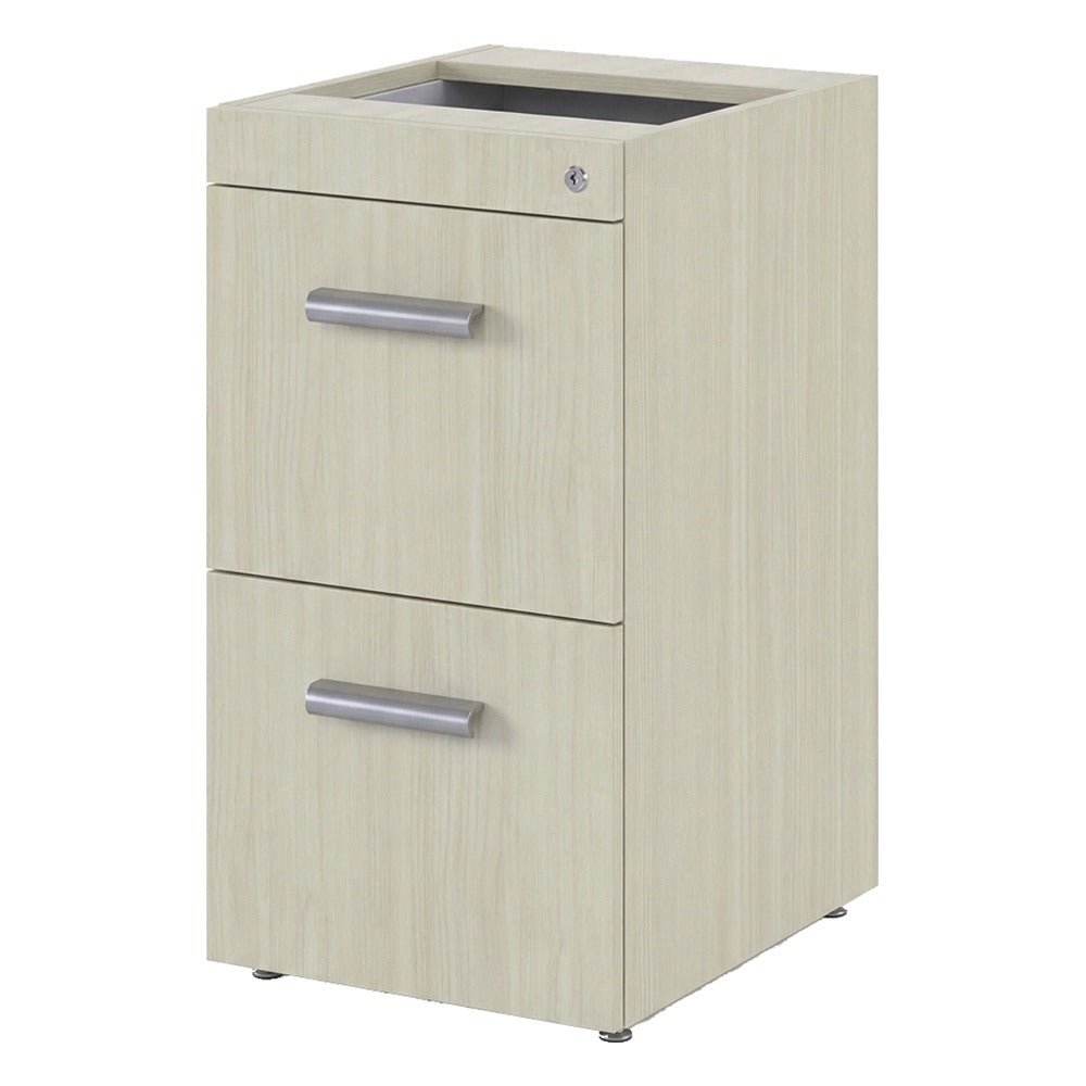 Archivero Pedestal para Escritorio - GEBESA PRIME - Frente 41 cm - Alto 72 cm - Cuerpo de Laminado Termofusionado - GBR300 - GEBESA - NOGAL BEAT - Archivero