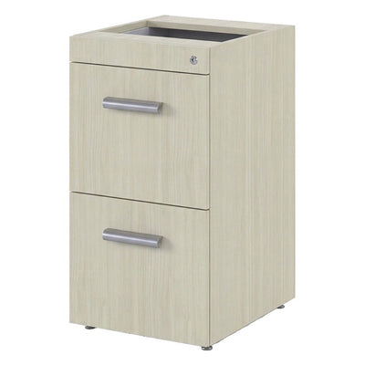 Archivero Pedestal para Escritorio - GEBESA PRIME - Frente 41 cm - Alto 72 cm - Cuerpo de Laminado Termofusionado - GBR300 - GEBESA - NOGAL BEAT - Archivero