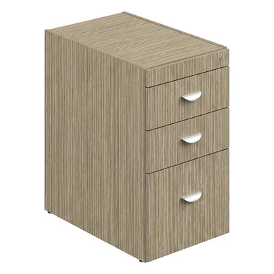 Archivero Pedestal para Oficina - GEBESA FILO - Frente 39 cm - Cubierta de Aglomerado - GCF312CN - GEBESA - NOGAL BEAT - Archivero