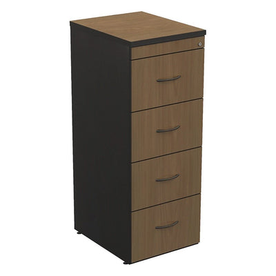 Archivero Vertical para Archivo - GEBESA VOLT - 4 Gavetas - GBV340 - GEBESA - NOGAL BEAT - Archivero