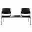 Banca Área de Espera Diferentes Plazas y Mesas - LABENZE ARETA - Varios Colores - Asiento Tubular de Acero Pintado o Cromado - 108-2203M - Labenze - NOGAL BEAT - Banca de Visita