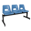 Banca De Visita Para Oficina - ALBAR PL - 15 3P - Varios Colores - Asiento y Respaldo En Polietileno - PL-15 3P - ALBAR - NOGAL BEAT - Banca