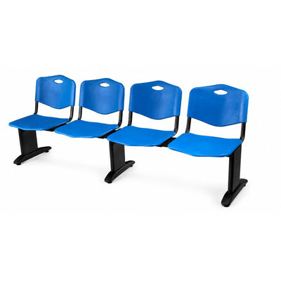 Banca de Visita Tandem para Auditorio - GEBESA COMFORT - Varios Colores - 4 Plazas - GDC203P4PS35 - GEBESA - NOGAL BEAT - Banca de Visita