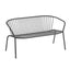 BANCA LABENZE AMITHA 155 - 22720 | Banca para Terraza Jardín Patio | 2 Plazas | Metal | Exterior - 155 - 22720 - Labenze - NOGAL BEAT - Banca